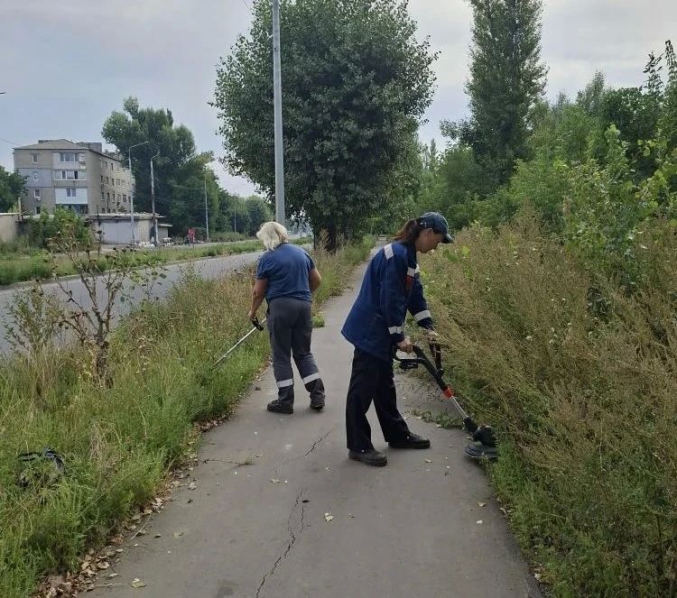 Сегодня, 27 августа, с целью приведения территории в надлежащее санитарное состояние сотрудниками Филиала № 5 «Ясиновский коксохимический завод» ООО «ЮГМК ДОНЕЦК» проведены работы по покосу сорных и карантинных трав по ул....