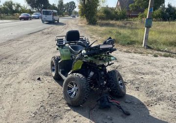 Полицейские устанавливают обстоятельства ДТП с участием несовершеннолетнего