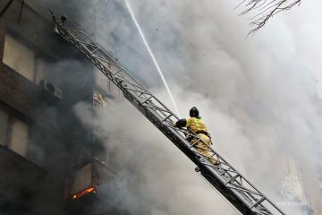 #МЧСДНР_СВОД за сутки. Ликвидировано 58 пожаров, из них 37 — ландшафтные