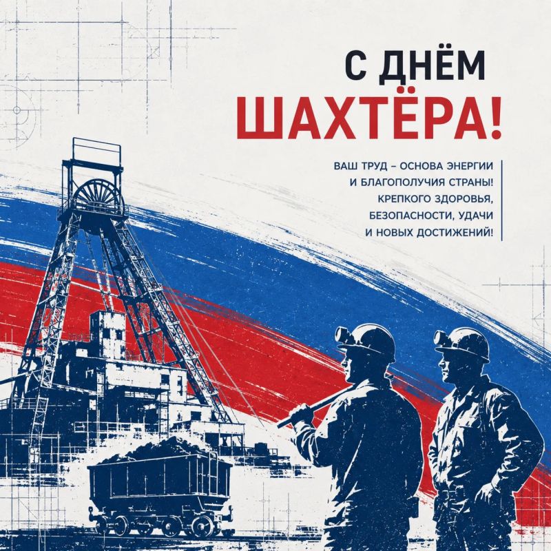 Александр Волошин: Уважаемые шахтёры и ветераны угольной промышленности!
