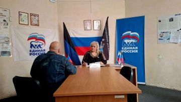 28 августа, депутат Макеевского городского совета Донецкой Народной Республики первого созыва Оксана Бевцык провела прием граждан в общественной приемной Единой России Советского внутригородского района городского округа...