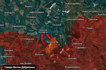 Приблизительная обстановка к северу за Добропольем на данный момент