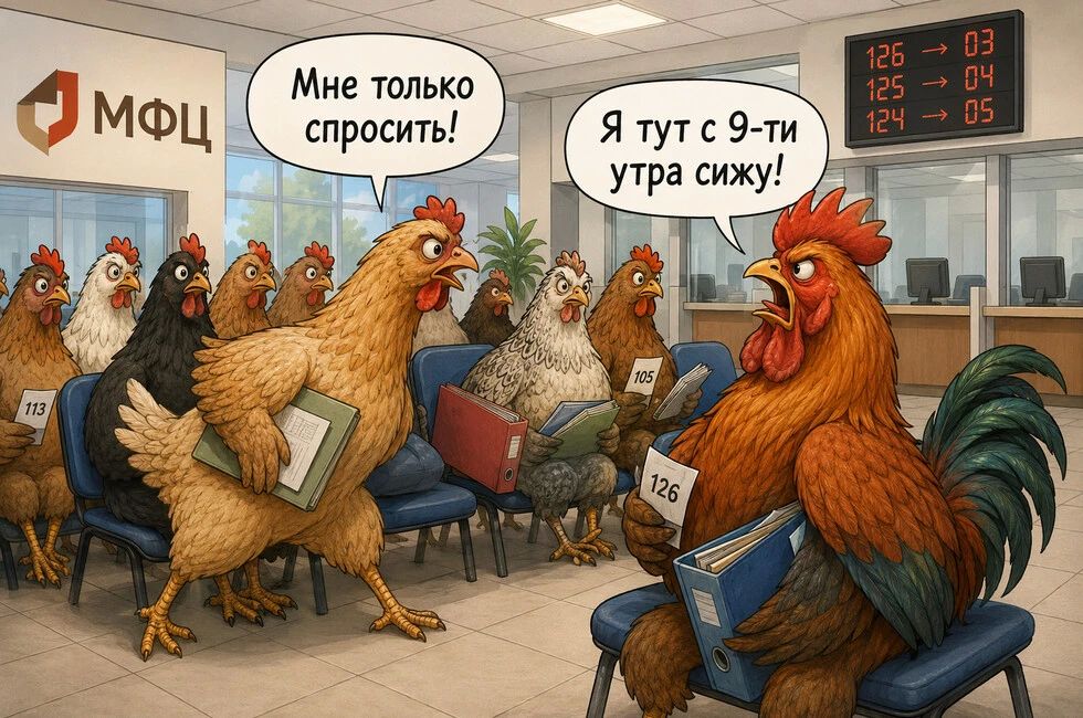 Россельхознадзор призвал не носить кур в МФЦ
