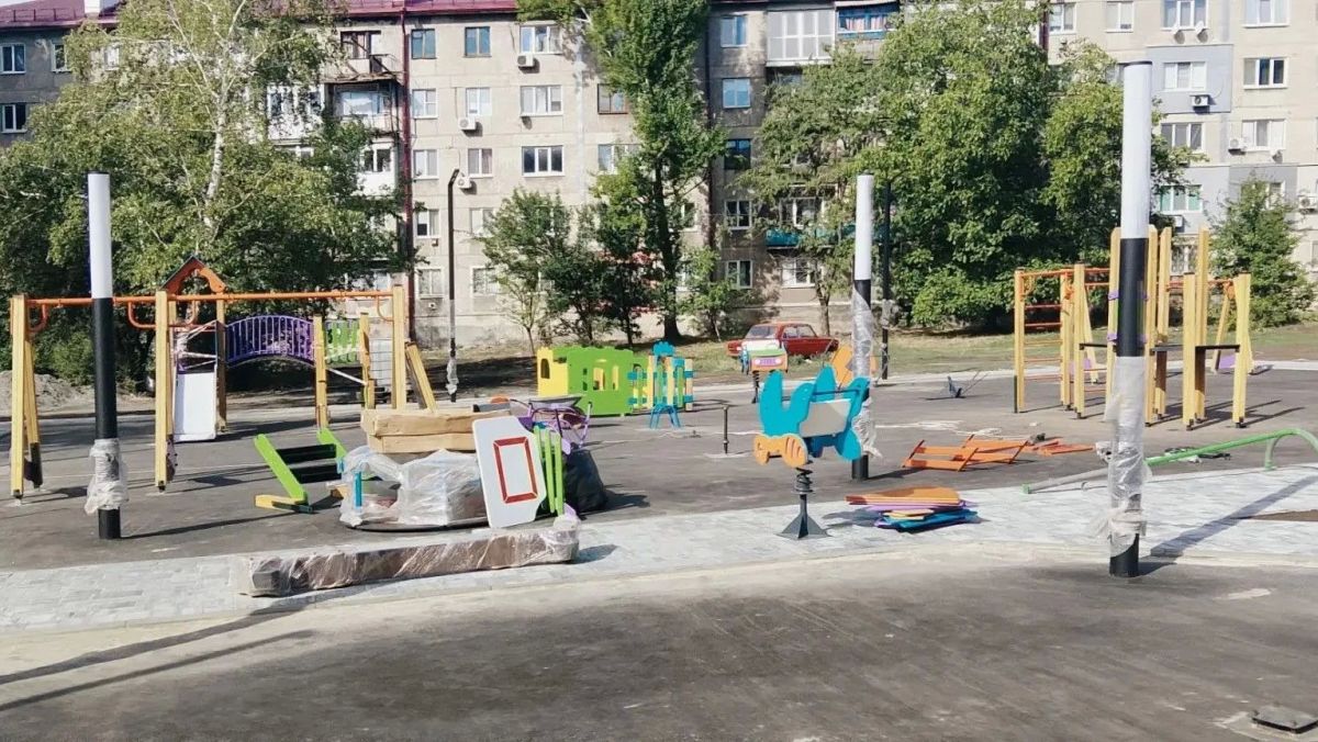 В Снежном преображаются общественные пространства