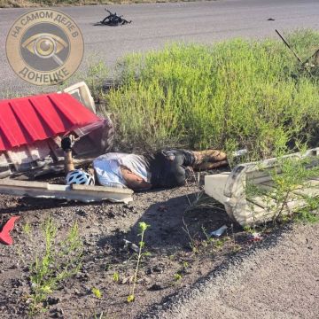 В ДТП на Горловской трассе в районе Пантелеймоновки погиб велосипедист