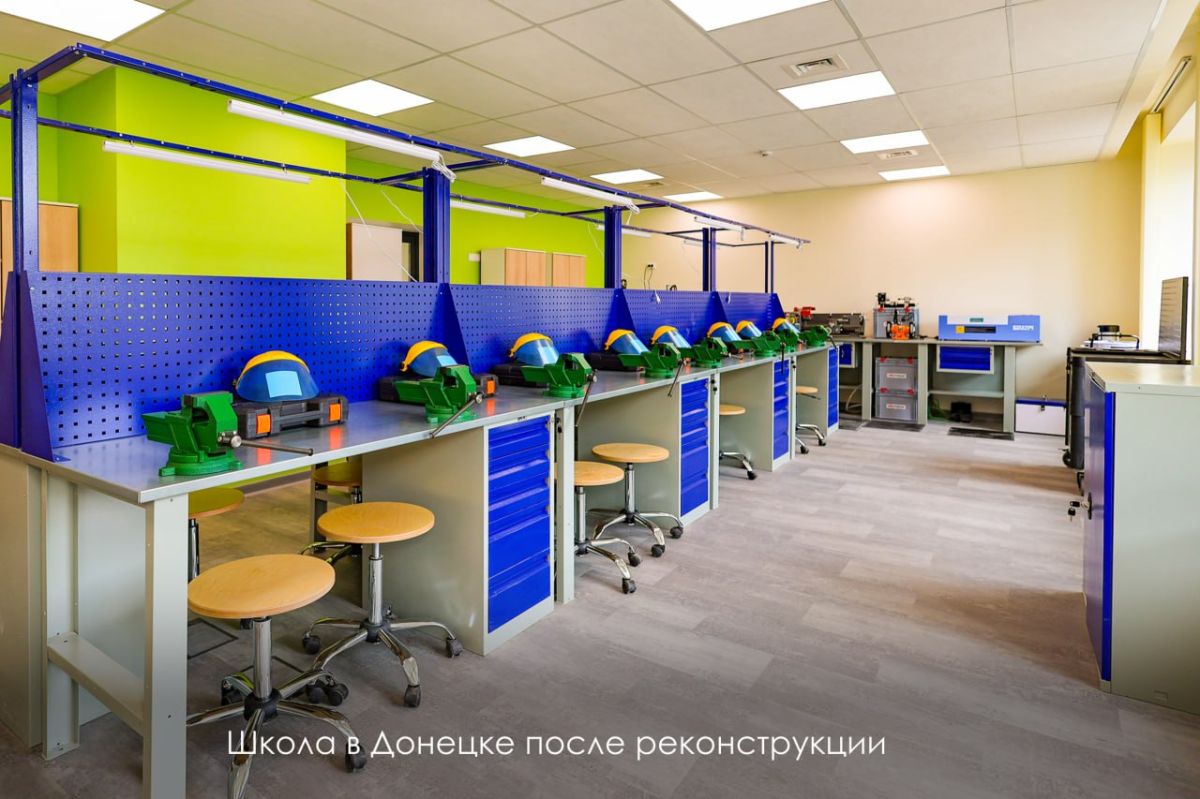 Сергей Собянин: Московские коммунальщики обновили пять учебных заведений в Луганске и Донецке в этом году Сергей Собянин: Московские коммунальщики обновили пять учебных заведений в Луганске и Донецке в этом году