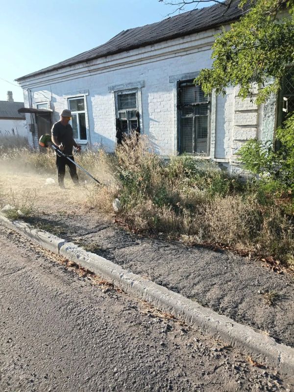 Наталья Великодная: Продолжаем выполнять поручение Главы ДНР Дениса Пушилина - поддержание чистоты и порядка на подведомственной территории Наталья Великодная: Продолжаем выполнять поручение Главы ДНР Дениса Пушилина - поддержание чистоты и порядка на подведомственной территории