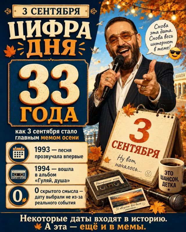 3 сентября — тот самый день, когда календарь внезапно превращается в мем