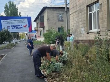 Филиал 29 принял участие в субботнике по облагораживанию территории ко Дню города Дебальцево