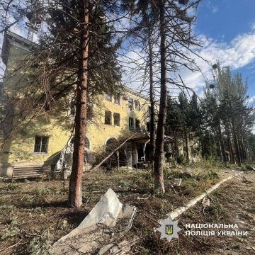 Пункт расположения временно живой силы ВСУ в Краматорске после удара ВКС России