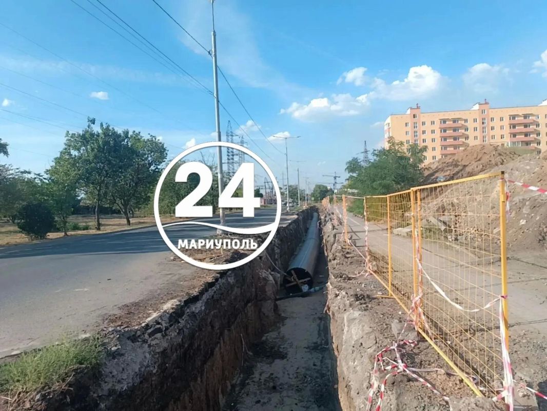На улице Куприна и на территории ближайших дворов в Мариуполе идут масштабные работы по замене инженерных сетей На улице Куприна и на территории ближайших дворов в Мариуполе идут масштабные работы по замене инженерных сетей