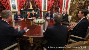 Переговоры Владимира Путина с Уиткоффом и Кушнером проходят в Кремле — предварительные итоги