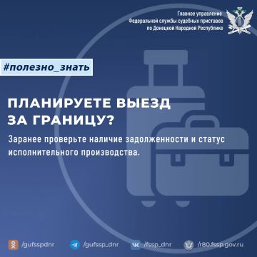 Планируете выезд за границу? Заранее проверьте наличие задолженности и статус исполнительного производства