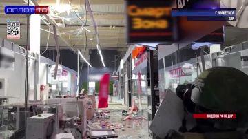 Удар по торговому центру в Макеевке