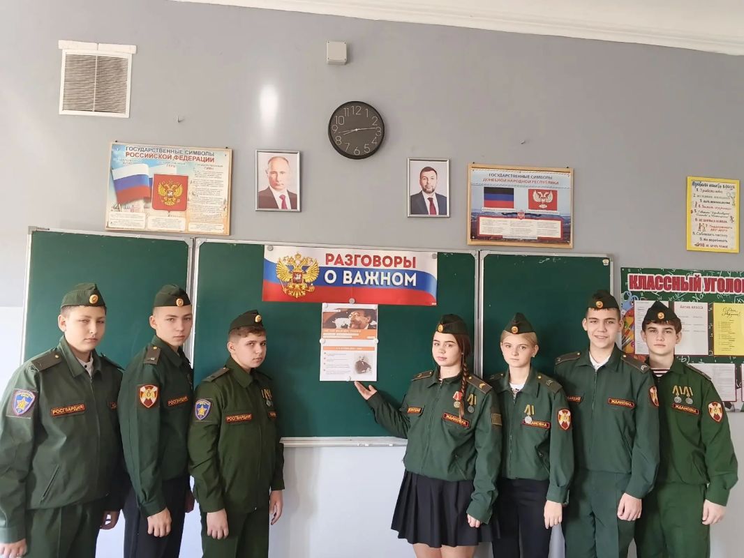 Школьники Ждановки понакомились с биографией Николая Путилова Школьники Ждановки понакомились с биографией Николая Путилова