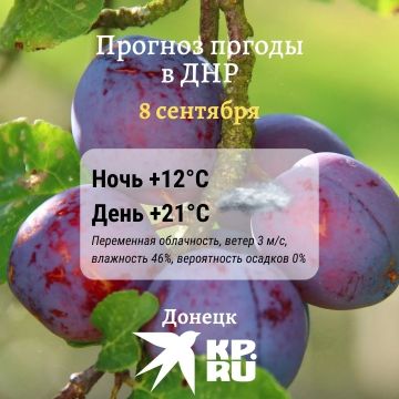 Сегодня в ДНР ожидается теплая и слегка облачная погода