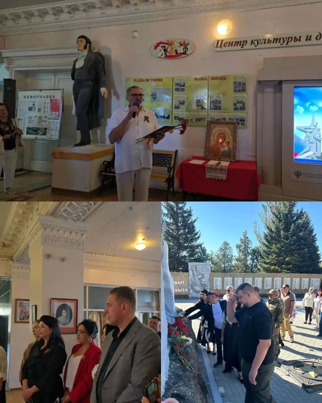 В Докучаевске почтили память освободителей Донбасса В Докучаевске почтили память освободителей Донбасса
