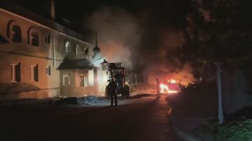 БПЛА атаковал Свято-Успенский Николо-Васильевский монастырь в ДНР в ночь на 8 сентября