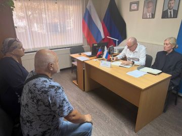 В Снежном прошел приём депутата Народного Совета ДНР