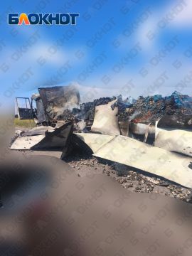 Киевские боевики ударили по фуре с продуктами в запорожской Орловке