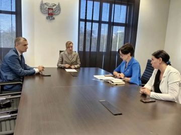 Наталья Никонорова: Провели встречу с ректором ФГБОУ ВО «Донбасский государственный университет юстиции», директором ГКУ ДНР «Государственное юридическое бюро Донецкой Народной Республики» и руководителем регионального...