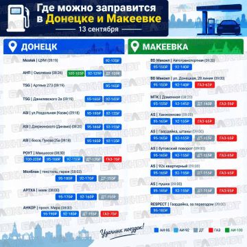 Бензин на заправках в ДНР есть