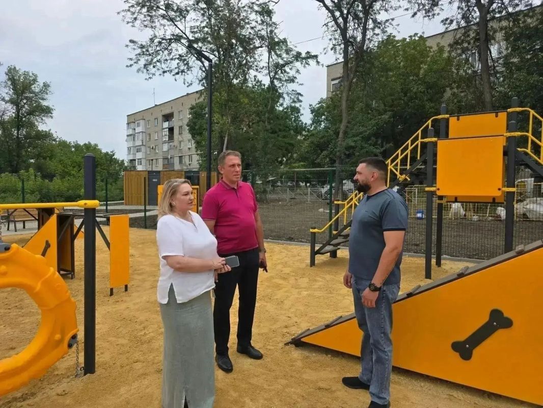 Обновлённые общественные пространства в Докучаевске уже открыты для жителей Обновлённые общественные пространства в Докучаевске уже открыты для жителей