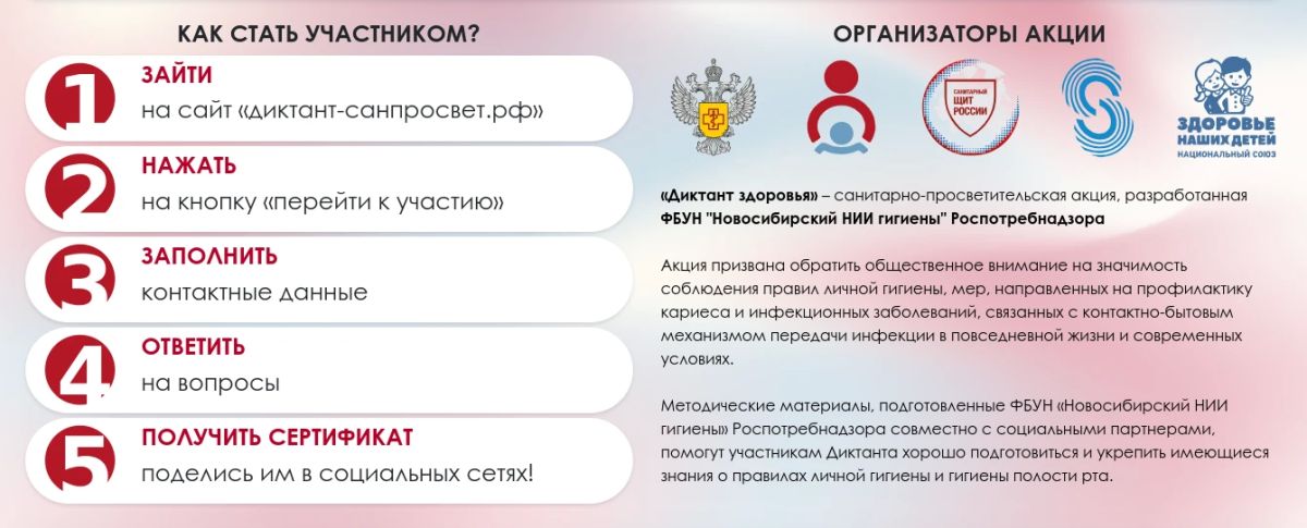 Третий этап Диктанта здоровья «Используем гаджеты рационально» (15 сентября – 6 октября) Третий этап Диктанта здоровья «Используем гаджеты рационально» (15 сентября – 6 октября)