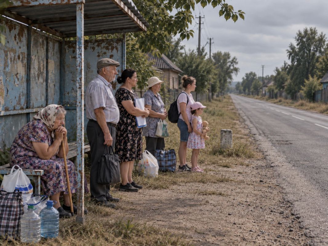 «Не уедешь просто ничем»: жители Владимировки жалуются, что посёлок остаётся без автобуса