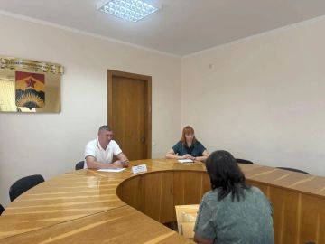 В администрации Шахтерского округа провели прием граждан