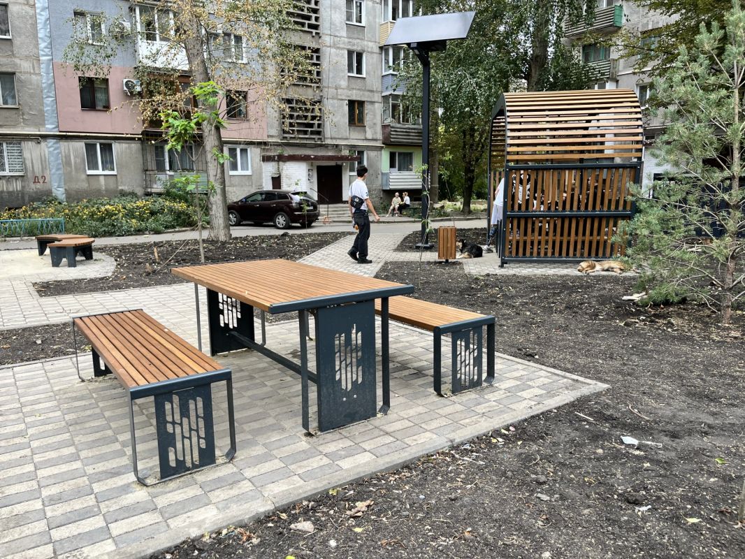 Ирина Куксенкова: Этот современный двор в спальном районе Макеевки — успешный опыт взаимодействия частного инвестора и городской администрации Ирина Куксенкова: Этот современный двор в спальном районе Макеевки — успешный опыт взаимодействия частного инвестора и городской администрации