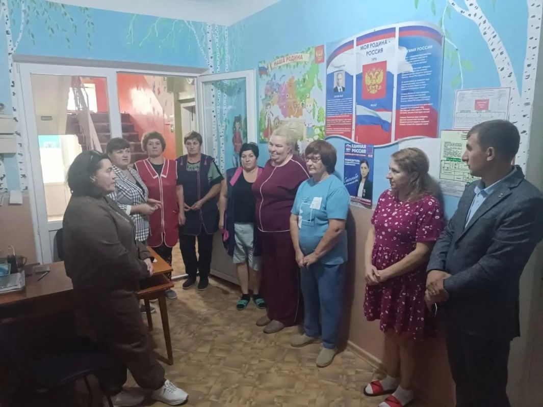 Встреча с коллективом детского сада «Радуга»
