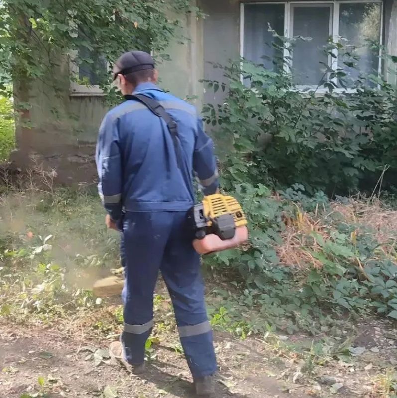 Сегодня, 14 сентября, с целью приведения территории в надлежащее санитарное состояние в Кировском внутригородском районе города Макеевки силами Макеевского филиала НКО «ЕДИНЫЙ РЕГИОНАЛЬНЫЙ ФОНД ПО УПРАВЛЕНИЮ МНОГОКВАРТИРНЫМИ... Сегодня, 14 сентября, с целью приведения территории в надлежащее санитарное состояние в Кировском внутригородском районе города Макеевки силами Макеевского филиала НКО «ЕДИНЫЙ РЕГИОНАЛЬНЫЙ ФОНД ПО УПРАВЛЕНИЮ МНОГОКВАРТИРНЫМИ...