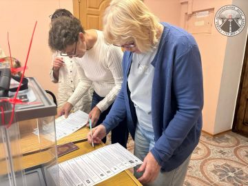 Сотрудники «Службы автомобильных дорог Донбасса» приняли активное участие в досрочном голосовании на выборах депутатов Государственной Думы России
