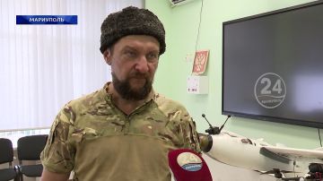 В Мариуполе казаки ДНР провели для кадетов урок по безопасности беспилотников