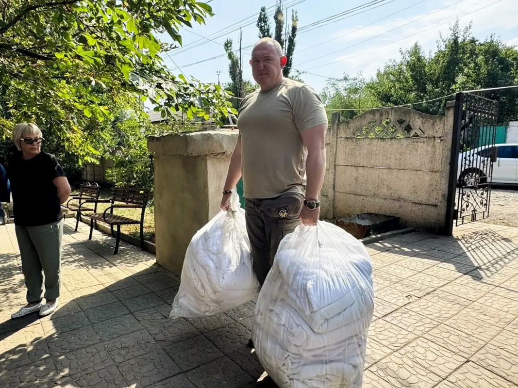 Александр Волошин: #гуманитарнаяпомощь. Наша гуманитарная миссия продолжает свою работу Александр Волошин: #гуманитарнаяпомощь. Наша гуманитарная миссия продолжает свою работу