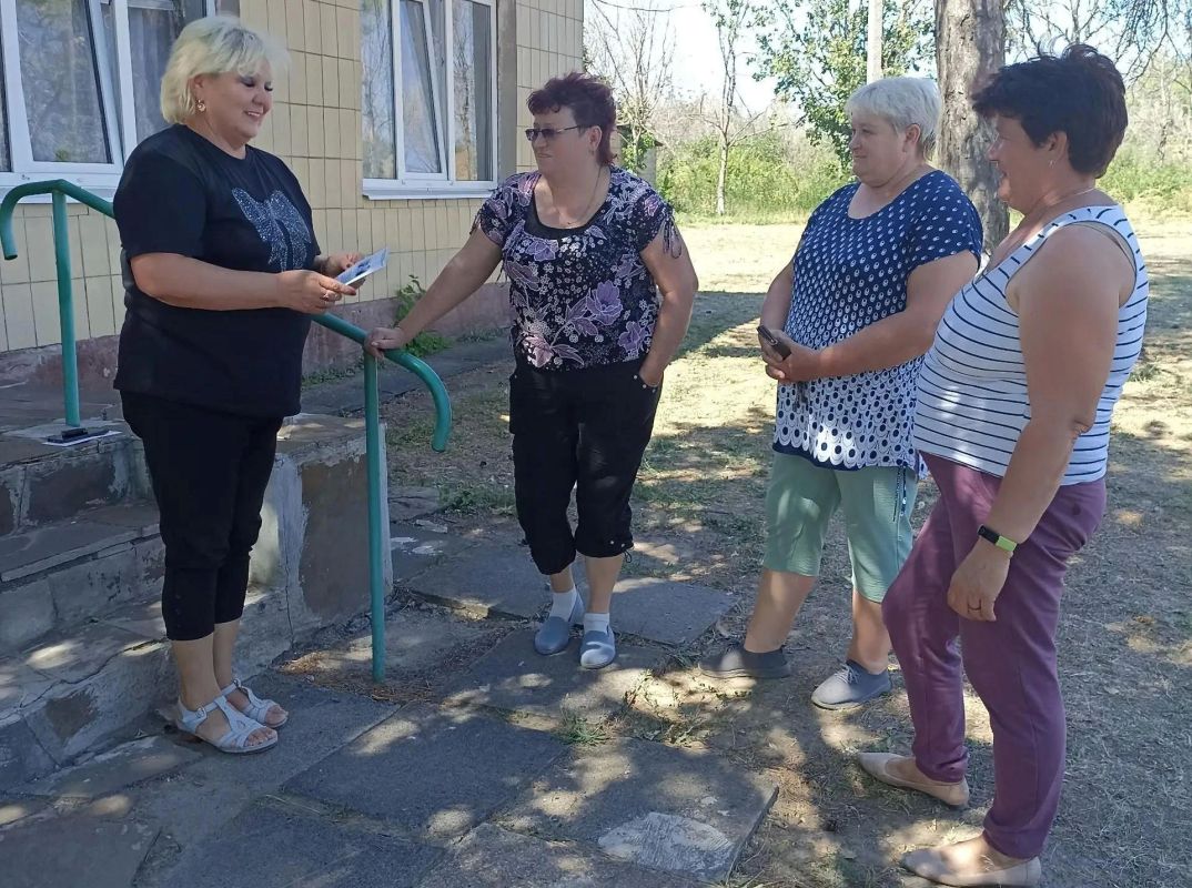 Начальник Металлистовского территориального отдела Светлана Тимофеева провела встречу с жителями пос
