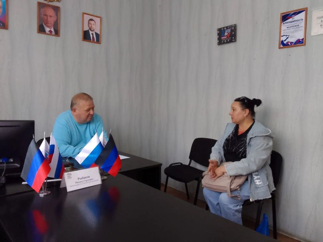 Сегодня, 17 сентября 2026 года в Кировском районе г. Донецка состоялся приём граждан в Общественной приемной