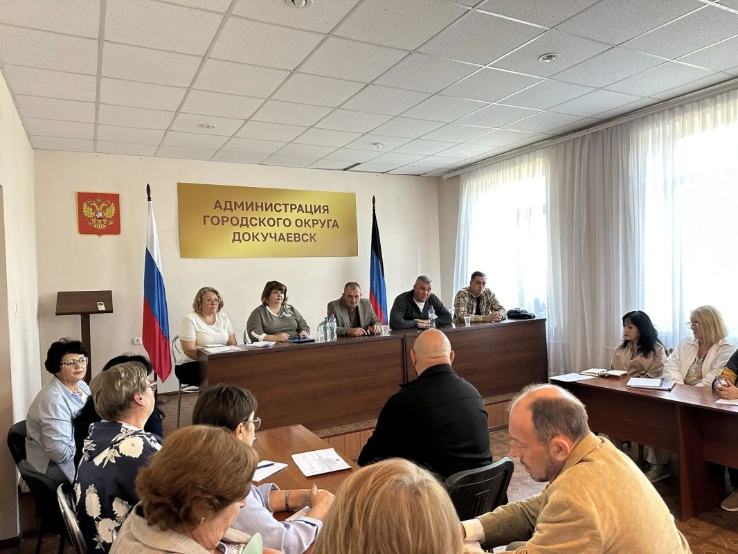 В Докучаевске состоялось рабочее совещание, посвященное организации воинского учета в учреждениях и на предприятиях