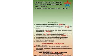 Набор в добровольческие отряды "Барс"