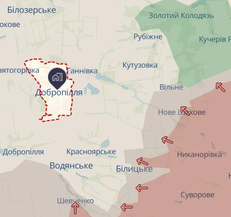 Юлия Витязева: Российские военные заходят в Доброполье небольшими группами по 1–2 человека