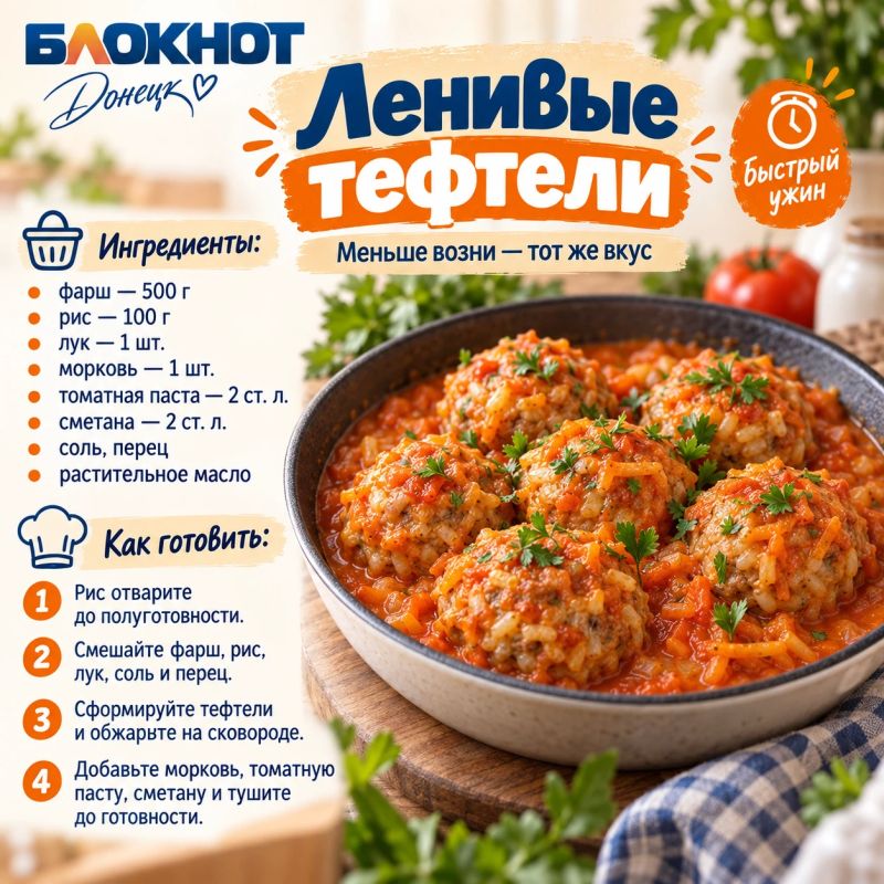 Один фарш — пять разных ужинов Один фарш — пять разных ужинов