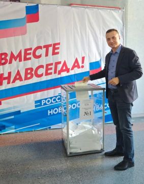Владимир Ежиков: Проголосовал сегодня на выборах депутатов в Государственную Думу Российской Федерации