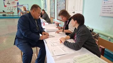 Валентин Левченко: Принял участие в очном голосовании на выборах в Государственную Думу Российской Федерации