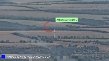 Кубанские артиллеристы уничтожают две Д-30 ВСУ