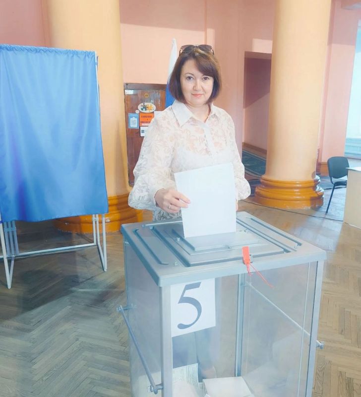 Депутат Торезского городского совета Екатерина Диденко отдала свой голос на выборах 2026 года