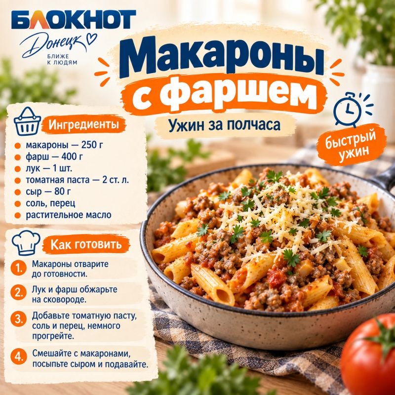 Один фарш — пять разных ужинов Один фарш — пять разных ужинов