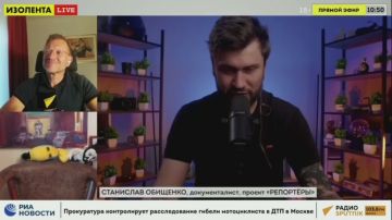 Документалист проекта «РЕПОРТЁРЫ» Станислав Обищенко в эфире программы «ИзолентаLive» о ключевых событиях на фронте