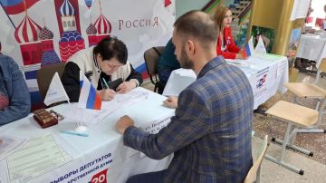 Лидер общественного мнения Валентин Марков принял участие в голосовании на выборах в Государственную думу Российской Федерации