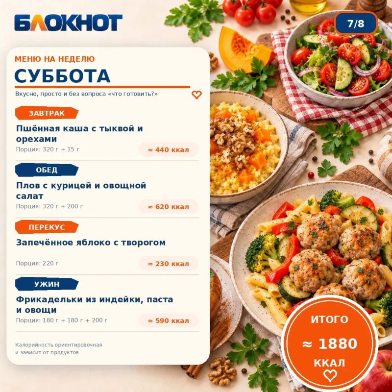 Неделя без вечного вопроса «Что сегодня готовить?» Неделя без вечного вопроса «Что сегодня готовить?»